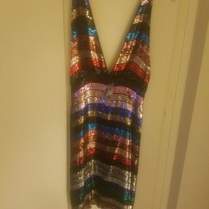 FREE PEOPLE Stunning Sequin Dress